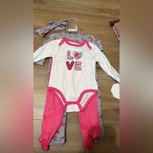 Baby Girls outfit set w headband